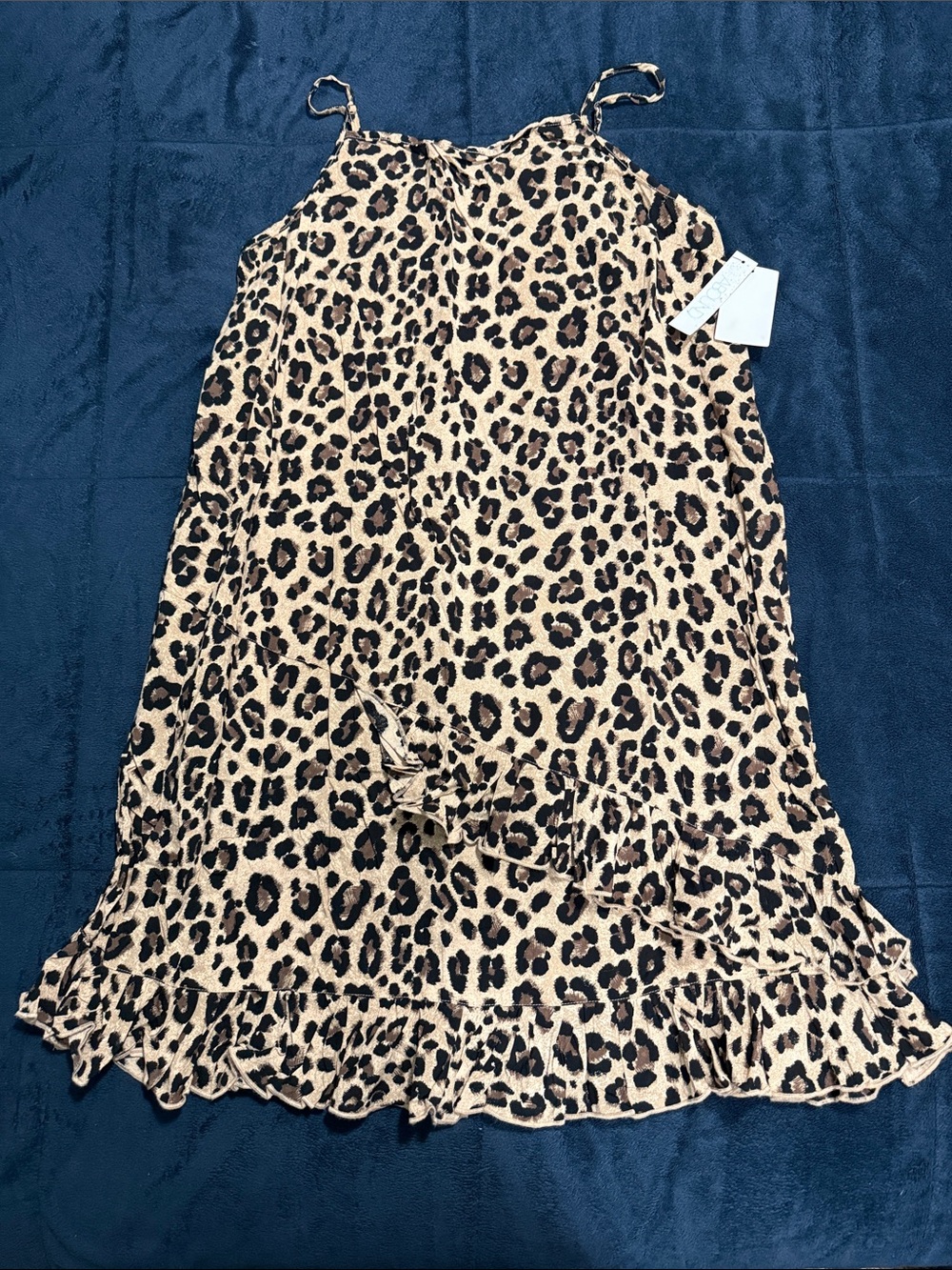 Abound Leopard Print Mini Dress - Tan & Black